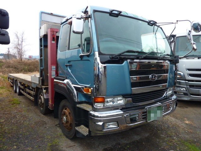 中古トラック販売 4段ユニック付ハイジャッキセルフ D540